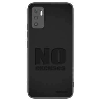 Picasee silikonový černý obal pro Xiaomi Redmi Note 10 5G - No Excuses