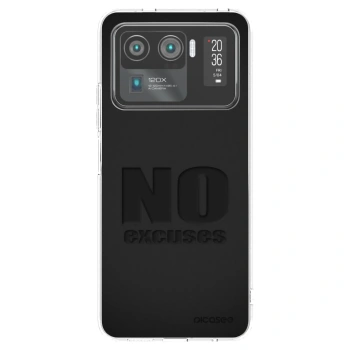 Picasee silikonový průhledný obal pro Xiaomi Mi 11 Ultra - No Excuses