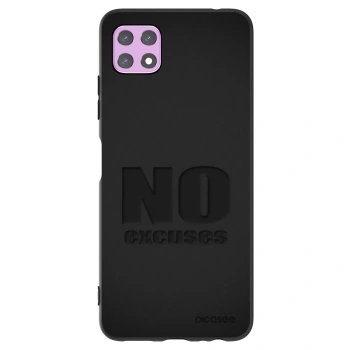 Picasee silikonový černý obal pro Samsung Galaxy A22 A226B 5G - No Excuses