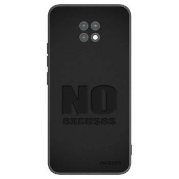 Picasee silikonový černý obal pro Xiaomi Redmi Note 9T - No Excuses