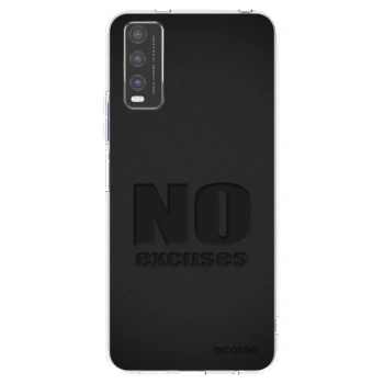 Picasee silikonový průhledný obal pro Vivo Y20s - No Excuses