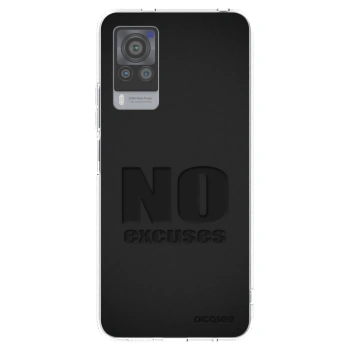 Picasee silikonový průhledný obal pro Vivo X60 Pro 5G - No Excuses