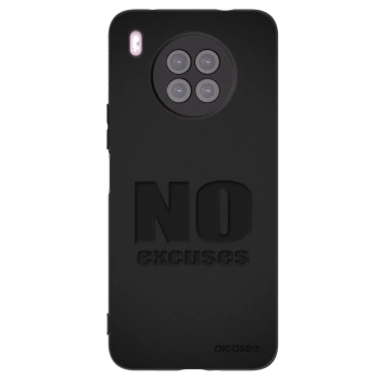 Picasee silikonový černý obal pro Huawei Nova 8i - No Excuses
