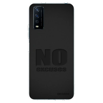 Picasee silikonový průhledný obal pro Vivo Y11s - No Excuses