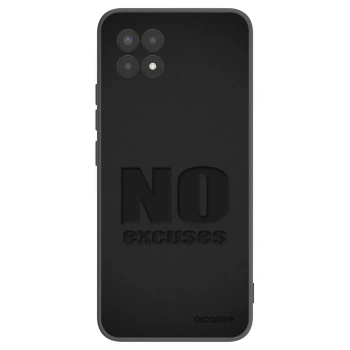 Picasee silikonový černý obal pro Realme 8i - No Excuses
