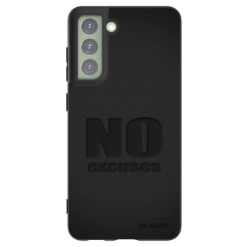 Picasee silikonový černý obal pro Samsung Galaxy S21 FE 5G - No Excuses