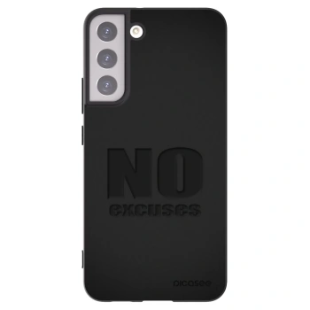 Picasee silikonový černý obal pro Samsung Galaxy S22+ 5G - No Excuses