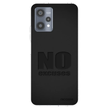 Picasee silikonový průhledný obal pro Realme 9 Pro 5G - No Excuses