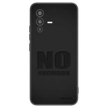 Picasee silikonový černý obal pro Vivo V23 5G - No Excuses