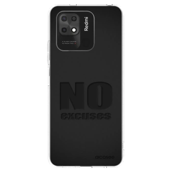 Picasee silikonový průhledný obal pro Xiaomi Redmi 10C - No Excuses