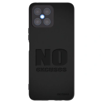 Picasee silikonový černý obal pro Honor X8 4G - No Excuses