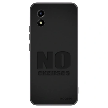Picasee silikonový černý obal pro Vivo Y01 - No Excuses