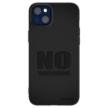 Picasee silikonový černý obal pro Apple iPhone 14 Plus - No Excuses