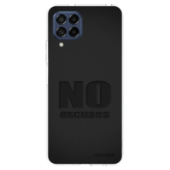 Picasee silikonový průhledný obal pro Samsung Galaxy M53 5G - No Excuses
