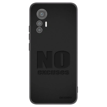 Picasee silikonový černý obal pro Xiaomi 12 Lite - No Excuses