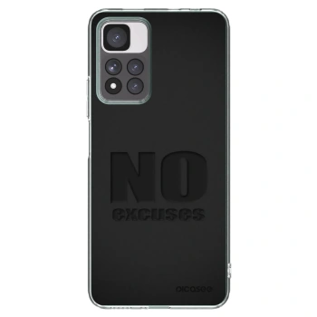 Picasee silikonový průhledný obal pro Xiaomi Redmi Note 11 Pro+ 5G - No Excuses