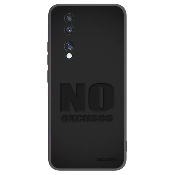 Picasee silikonový černý obal pro Honor 70 - No Excuses