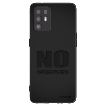 Picasee silikonový černý obal pro OPPO A94 5G - No Excuses