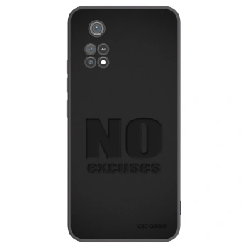 Picasee silikonový černý obal pro Xiaomi Poco M4 Pro - No Excuses