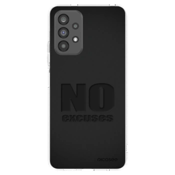 Picasee silikonový průhledný obal pro Samsung Galaxy A73 5G - No Excuses