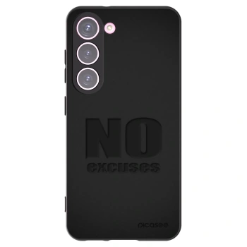 Picasee silikonový černý obal pro Samsung Galaxy S23 5G - No Excuses