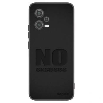 Picasee silikonový černý obal pro Xiaomi Poco X5 - No Excuses