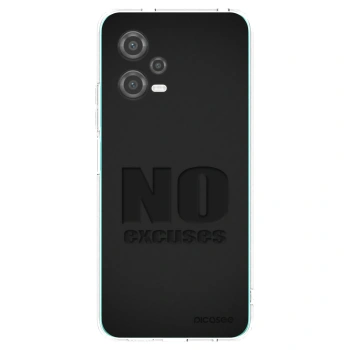 Picasee silikonový průhledný obal pro Xiaomi Poco X5 - No Excuses