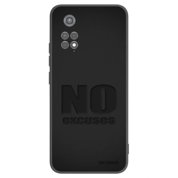 Picasee silikonový černý obal pro Xiaomi Redmi Note 11S 5G - No Excuses