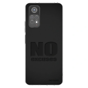 Picasee silikonový průhledný obal pro Xiaomi Redmi Note 11S 5G - No Excuses