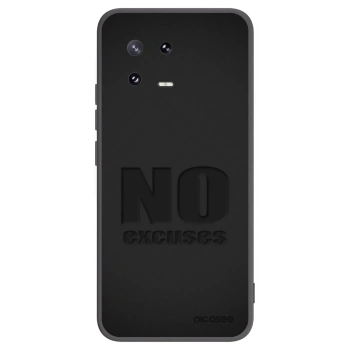 Picasee silikonový černý obal pro Xiaomi 13 Pro - No Excuses