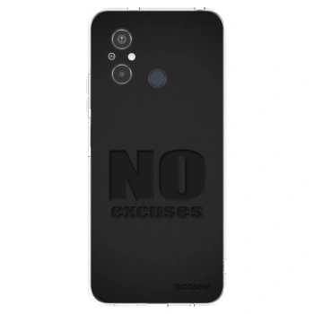Picasee silikonový průhledný obal pro Xiaomi Redmi 12C - No Excuses