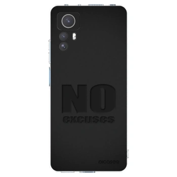 Picasee silikonový průhledný obal pro Xiaomi Redmi Note 12S - No Excuses