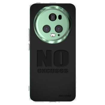 Picasee silikonový průhledný obal pro Honor Magic5 Pro - No Excuses