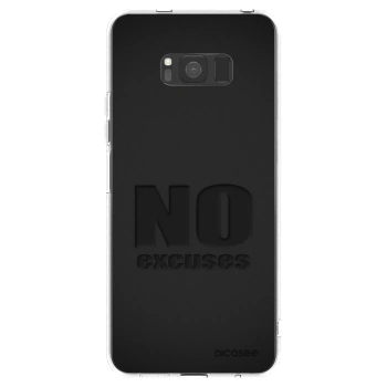 Picasee silikonový průhledný obal pro Samsung Galaxy S8 G950F - No Excuses