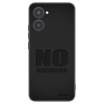 Picasee silikonový černý obal pro Realme 10 4G - No Excuses