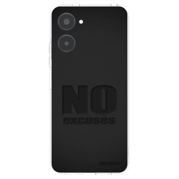 Picasee silikonový průhledný obal pro Realme 10 4G - No Excuses