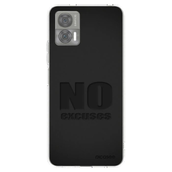 Picasee silikonový průhledný obal pro Motorola Edge 30 Neo - No Excuses