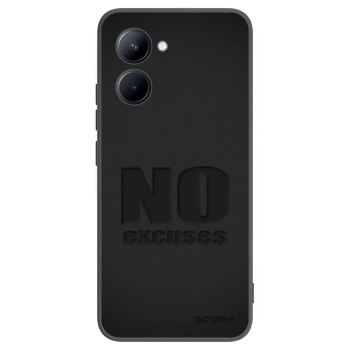 Picasee silikonový černý obal pro Realme C33 (2023) - No Excuses