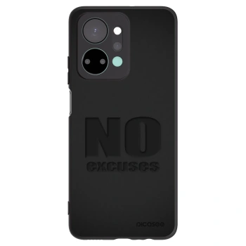 Picasee silikonový černý obal pro Honor X7a - No Excuses