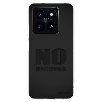 Picasee silikonový průhledný obal pro Xiaomi 14 Pro - No Excuses