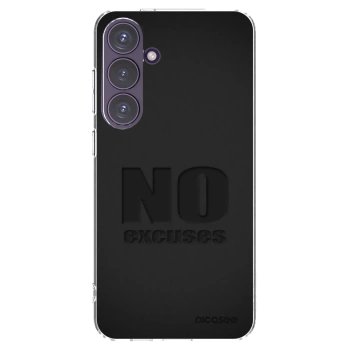 Picasee silikonový průhledný obal pro Samsung Galaxy S24+ S926B 5G - No Excuses