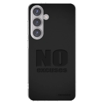Picasee silikonový průhledný obal pro Samsung Galaxy S24 S921B 5G - No Excuses