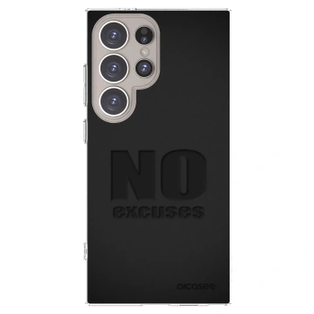 Picasee silikonový průhledný obal pro Samsung Galaxy S24 Ultra S928B 5G - No Excuses
