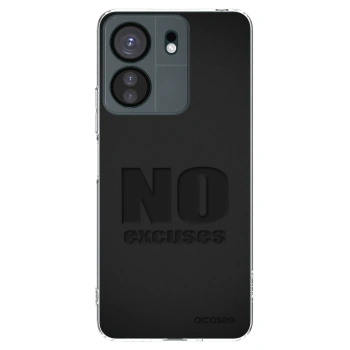 Picasee silikonový průhledný obal pro Xiaomi Redmi 13C 4G - No Excuses