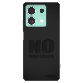 Picasee silikonový černý obal pro Xiaomi Redmi Note 13 5G - No Excuses