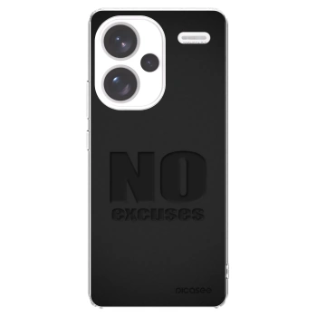 Picasee silikonový průhledný obal pro Xiaomi Redmi Note 13 Pro+ 5G - No Excuses