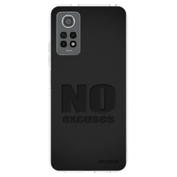 Picasee silikonový průhledný obal pro Xiaomi Redmi Note 12 Pro 4G - No Excuses
