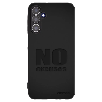 Picasee silikonový černý obal pro Samsung Galaxy A15 A155F 4G - No Excuses