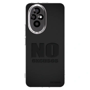 Picasee silikonový průhledný obal pro Honor 200 5G - No Excuses