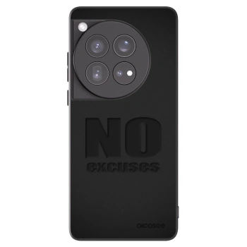 Picasee silikonový černý obal pro OnePlus 12 5G - No Excuses